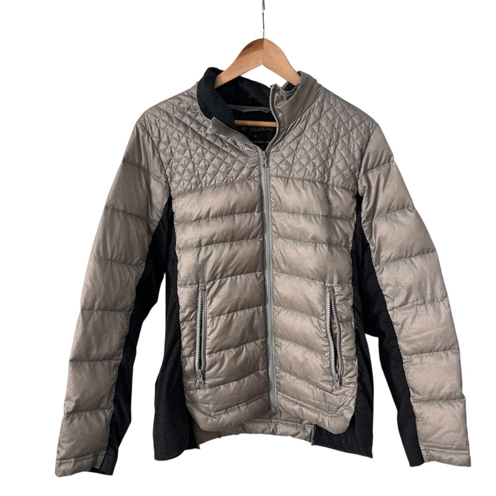 Carve Designs Light Grey Lightweight Goose-down Jacket
